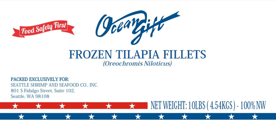 10Lb oceangif Tilapia Box